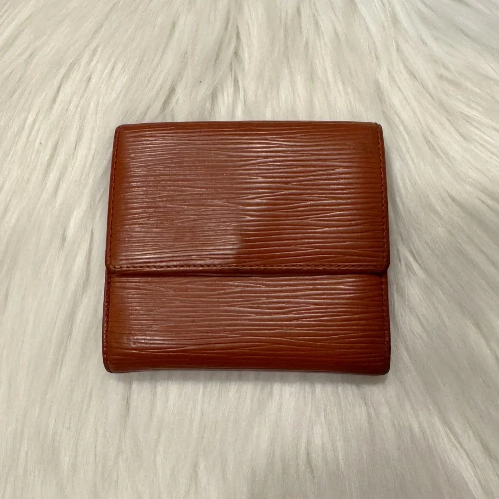 Louis Vuitton Vintage Epi Portefeuille Elise Trifold Compact Wallet Kenyan Fawn - Picture 2 of 13